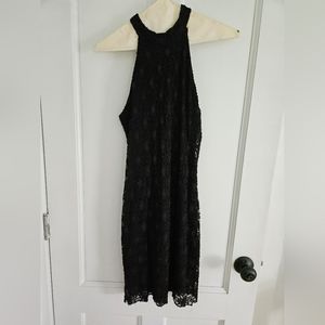 Size Small black lace dress.